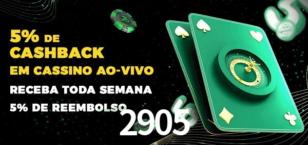 Promoções do cassino ao Vivo 2905